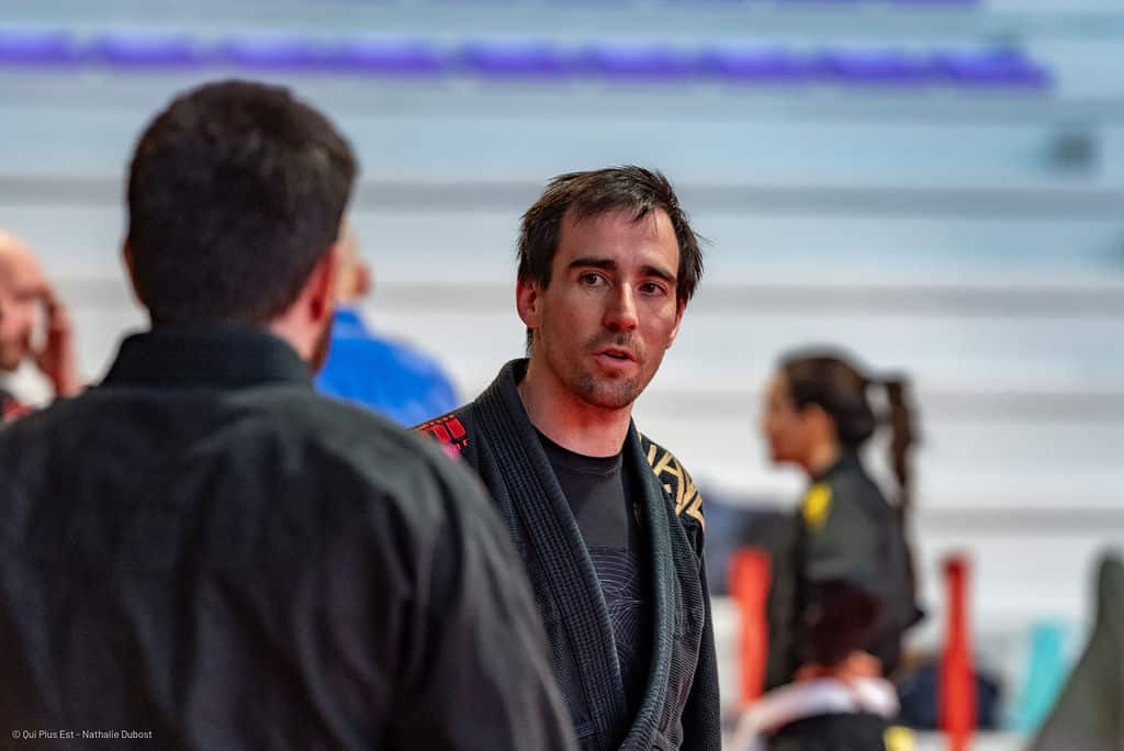Alexandre Revire, enseignant à l'académie Musō Jiu-Jitsu