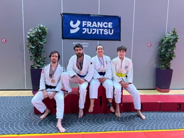 Première compétition Ligue AURA : 4 participants, 4 médaillés