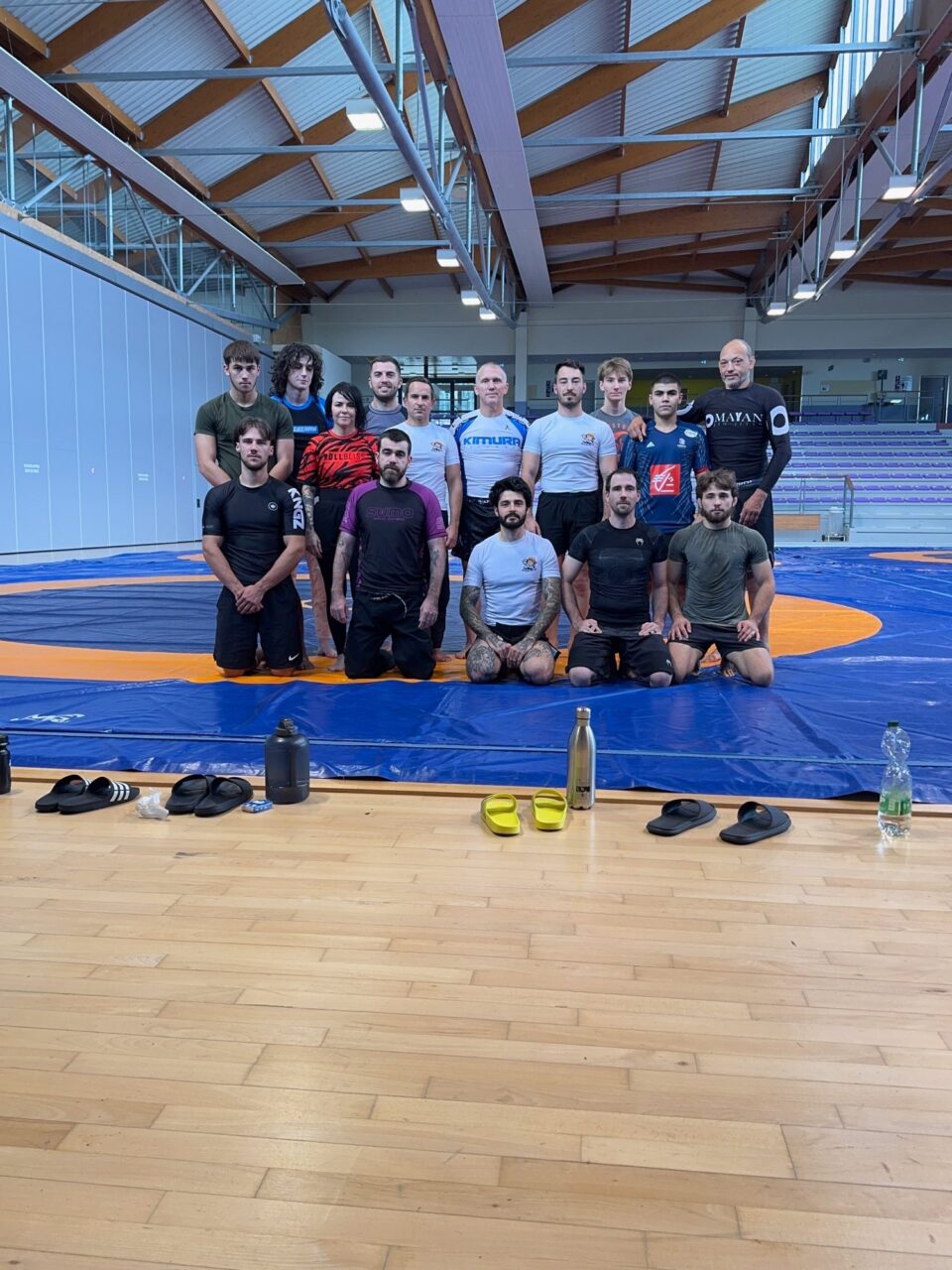 Photo de groupe en NoGi du dimanche, au stage d’automne avec Olivier Millier